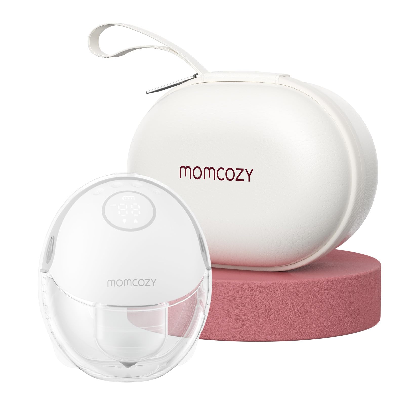 Momcozy Breast Pump Hands Free Mobile Style, Quill Gray, 1 Count
