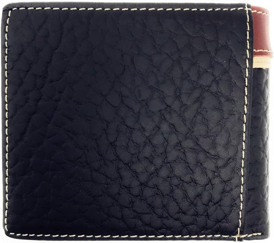 Western Genuine Leather Floral Tooled Horse Concho Mens Short Bifold Wallet in 2 colors (Black)