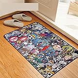 Anime Floor Mat Anti-Slip Area Rug Rectangle Carpet Doormat Welcome Rug One Piece Monkey D. Luffy...