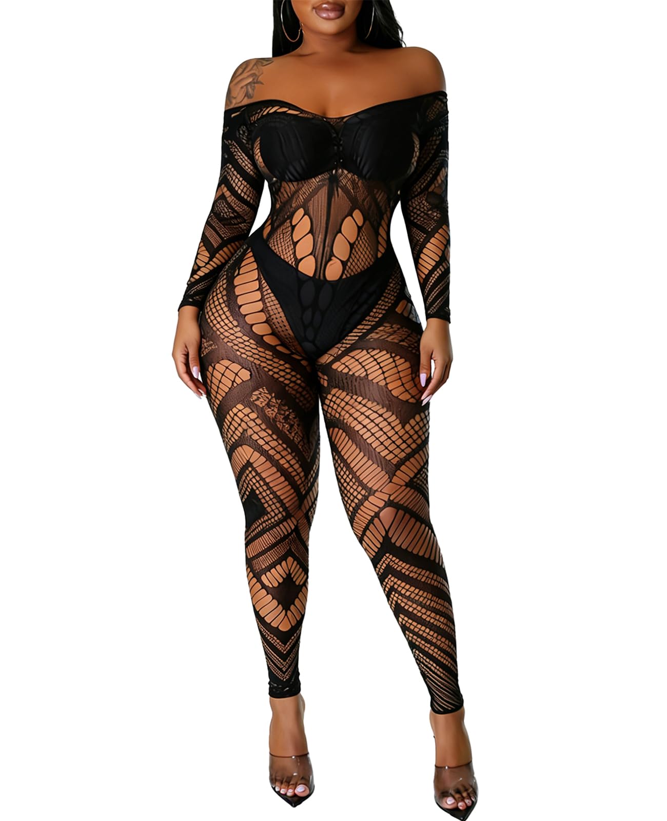 Womens Women Bodystocking Bodystocking0008NGB