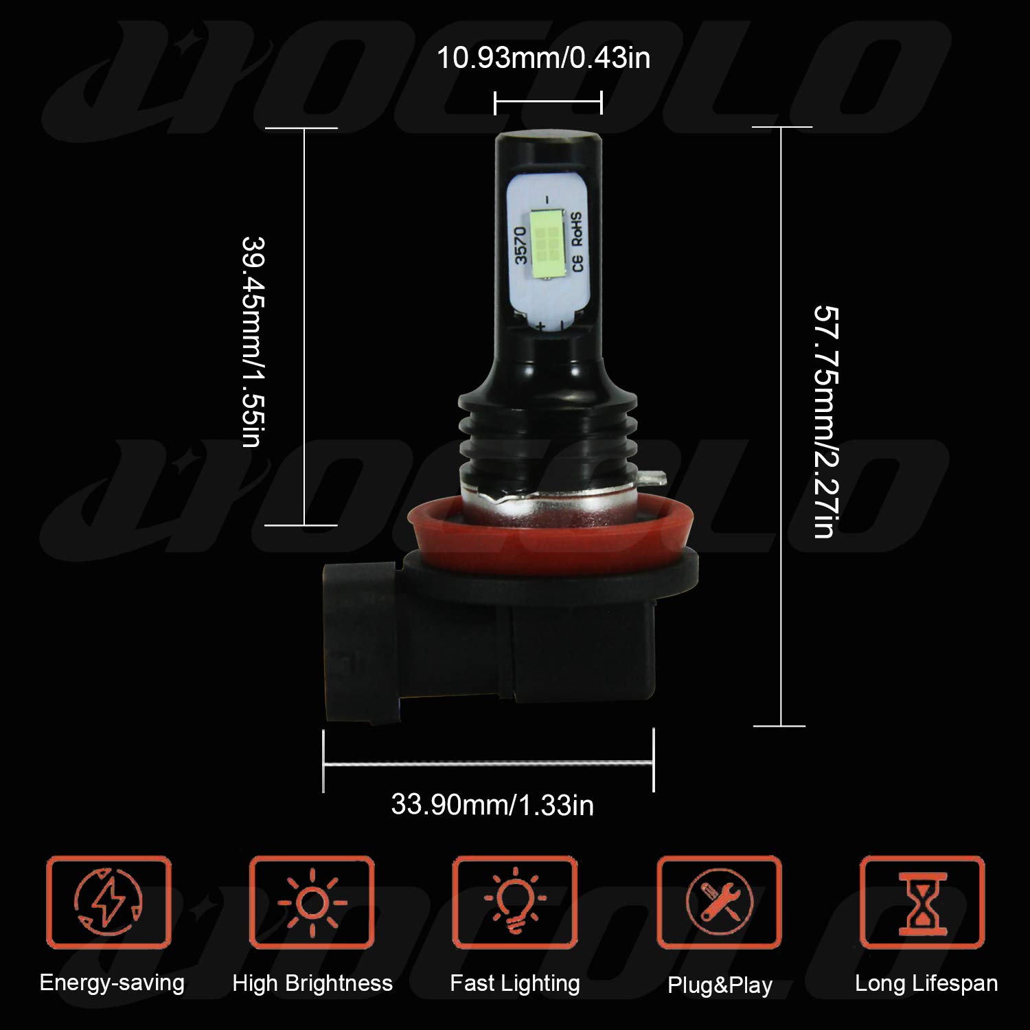 Kawasaki OEM Headlight Replacement Bulb Mule 4010 Teryx 09-15 92069-0019