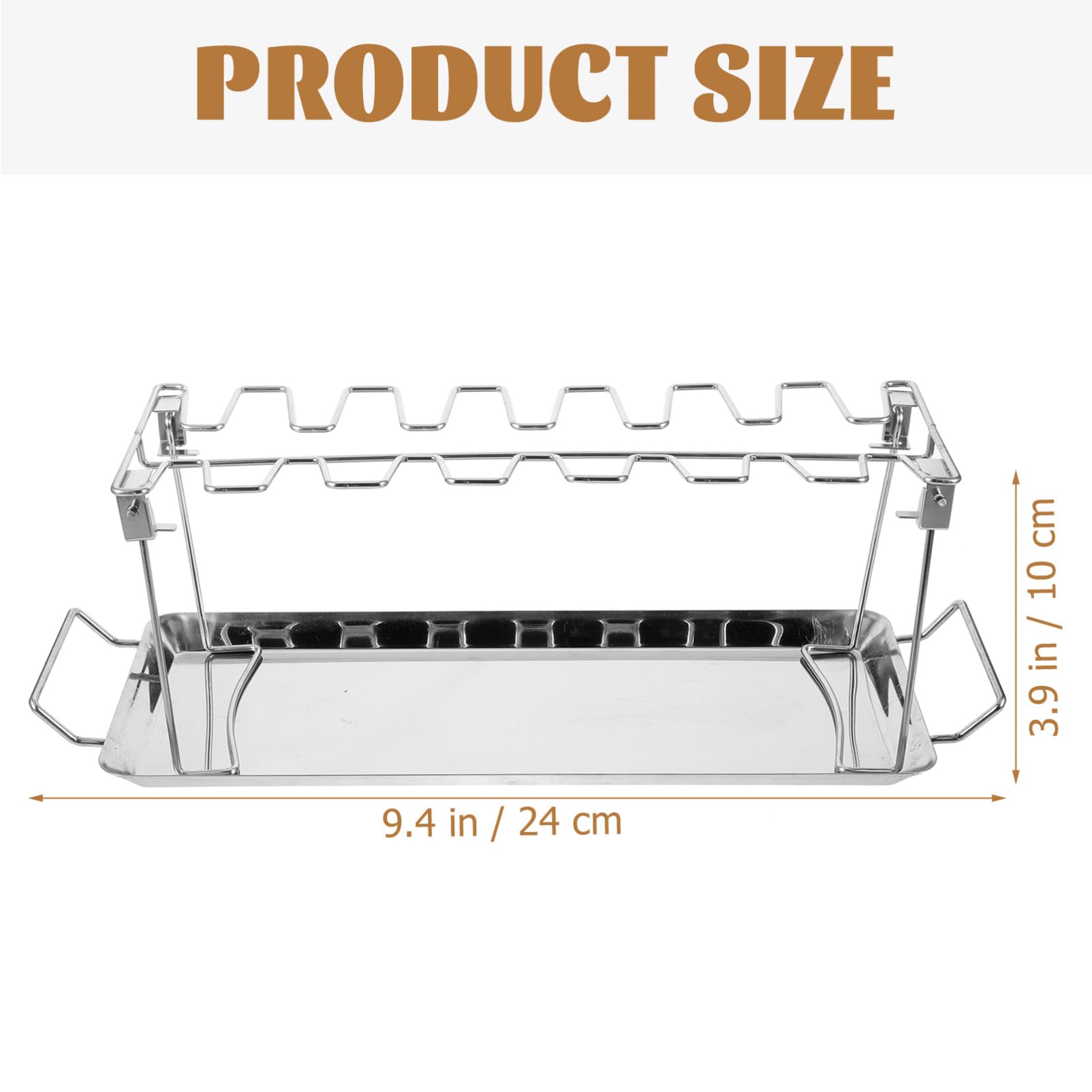 BESTonZON Per Esterni e Forchetta Per Barbecue Per Arrosti Vassoio Portatile Utensile Per Barbecue e