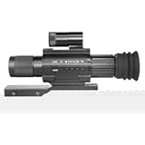 Digital Night Vision monocular Telescope,Day & Night Vision Rifle Scope Monocular with 850nm IR Fixed 3X Magnification, Hunting Surveillance Wildlife Observation, Can be Used independently