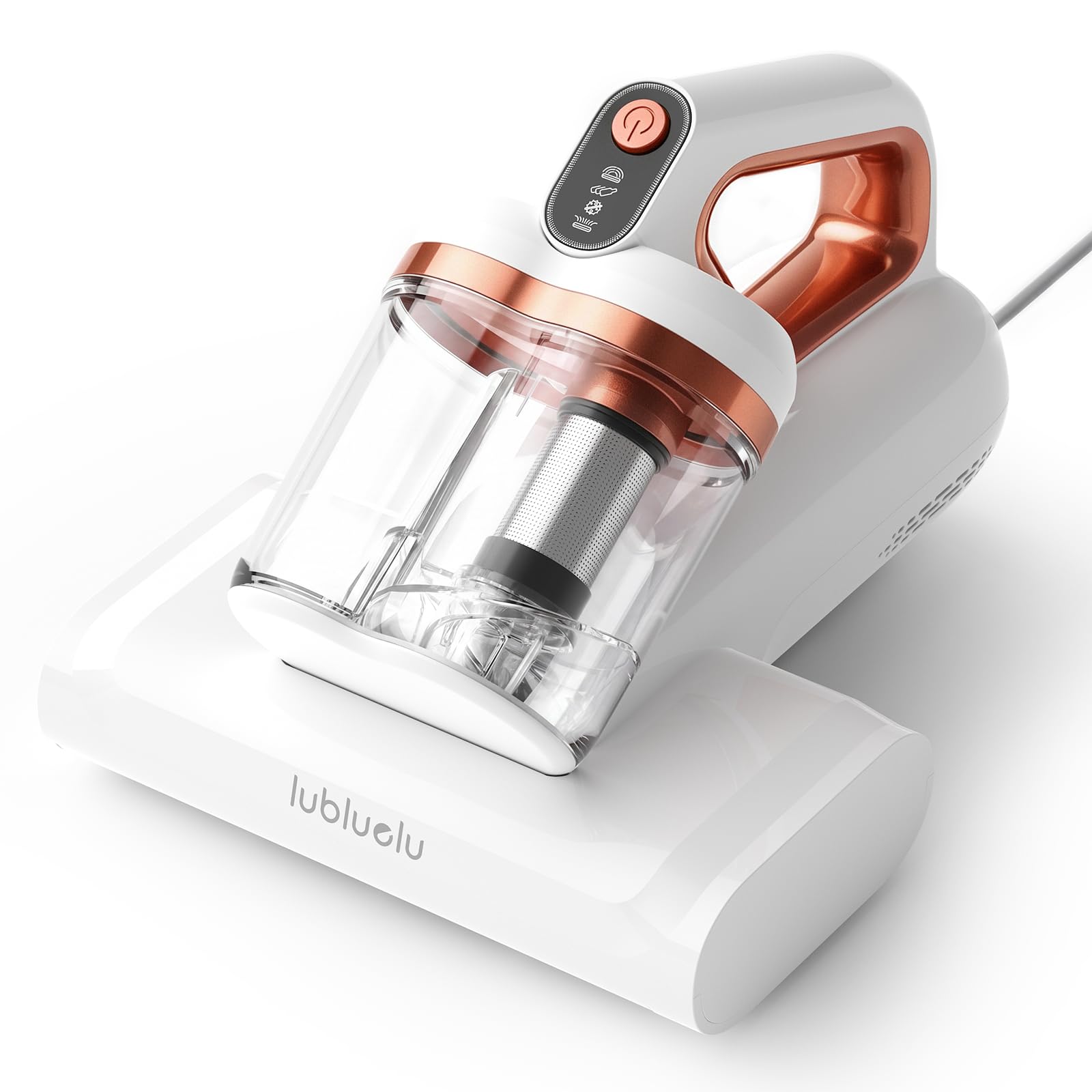 Lubluelu Milbensauger 3in1 für Matratzen, 20KPa Starke Saugleistung, UV-C-Licht, Matratzenreiniger gegen Milben, Staub und Allergene, Handstaubsauger für Bett, Sofa, Polster und Textilien