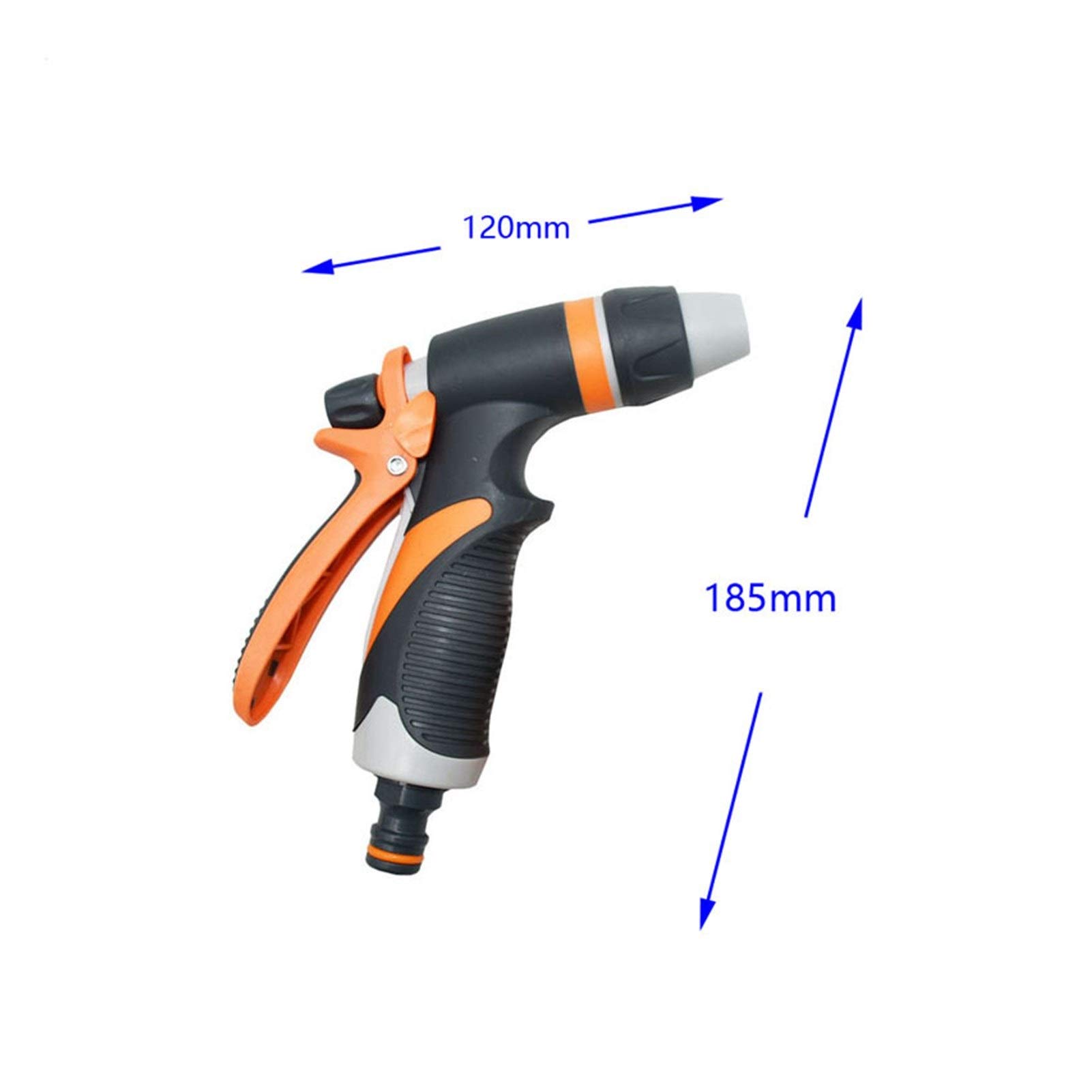 Złącze węża Schnellanschluss Gartenschlauch Spray Rasen Bewässerung Multifunktionale Myjnia samochodowa Hochdruck-Wassergewehr 1/2 3/4 Schlauch Zraszacz Garten 1 zestaw (kolor: niebieski)(1i2 Hose)