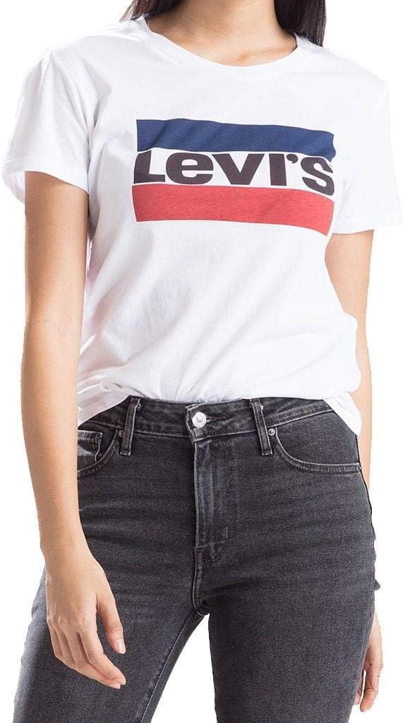 Levi's Perfect Tee: T-shirt Femme Blanc Batwing - Confort et Style