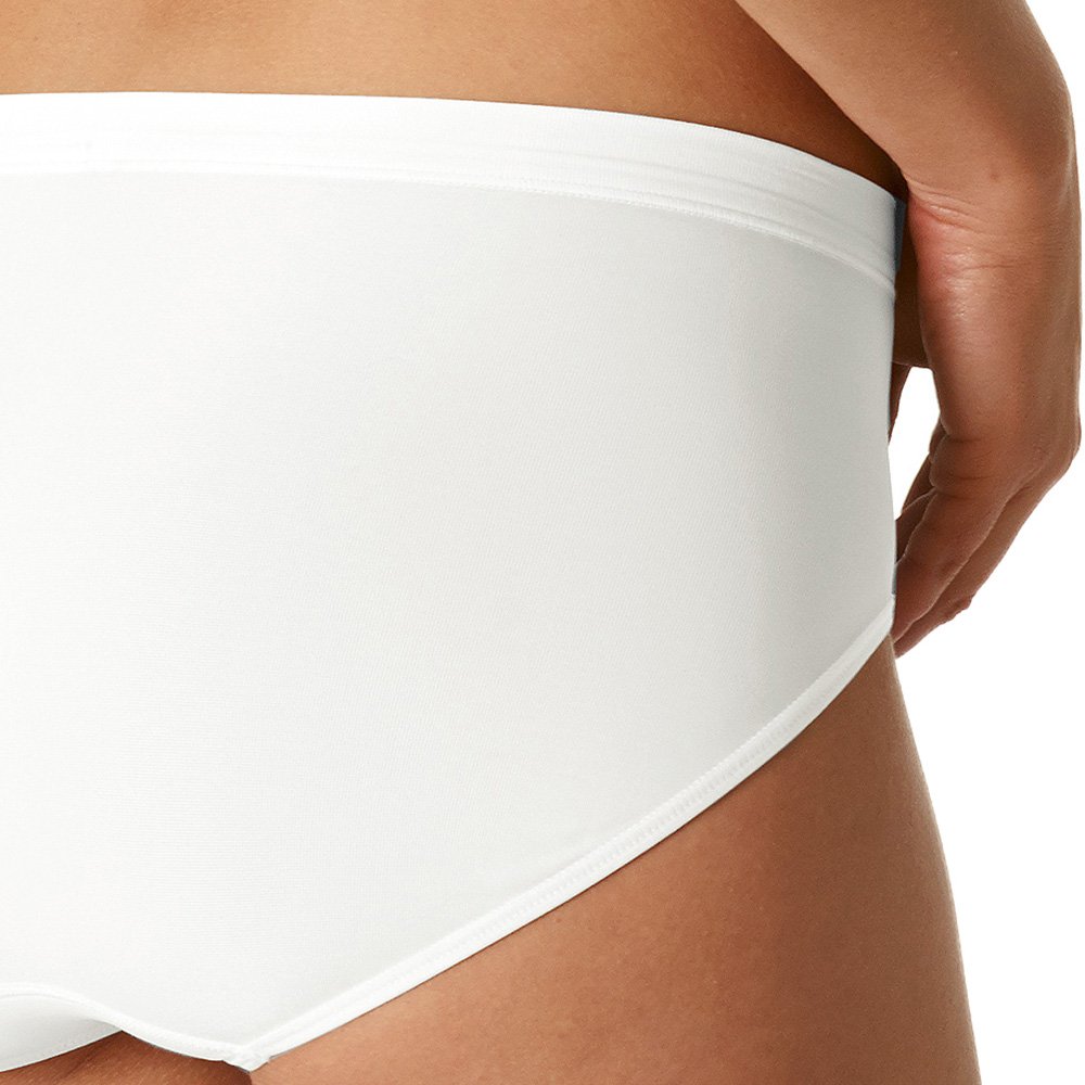 Mey 2er Pack Damen Taillen-Pants - 59209 Emotion - Farbe Weiß - Größe 48 - Slip ohne Seitennähte - Unterhose Große Größen - Maxislip - Taillenslip