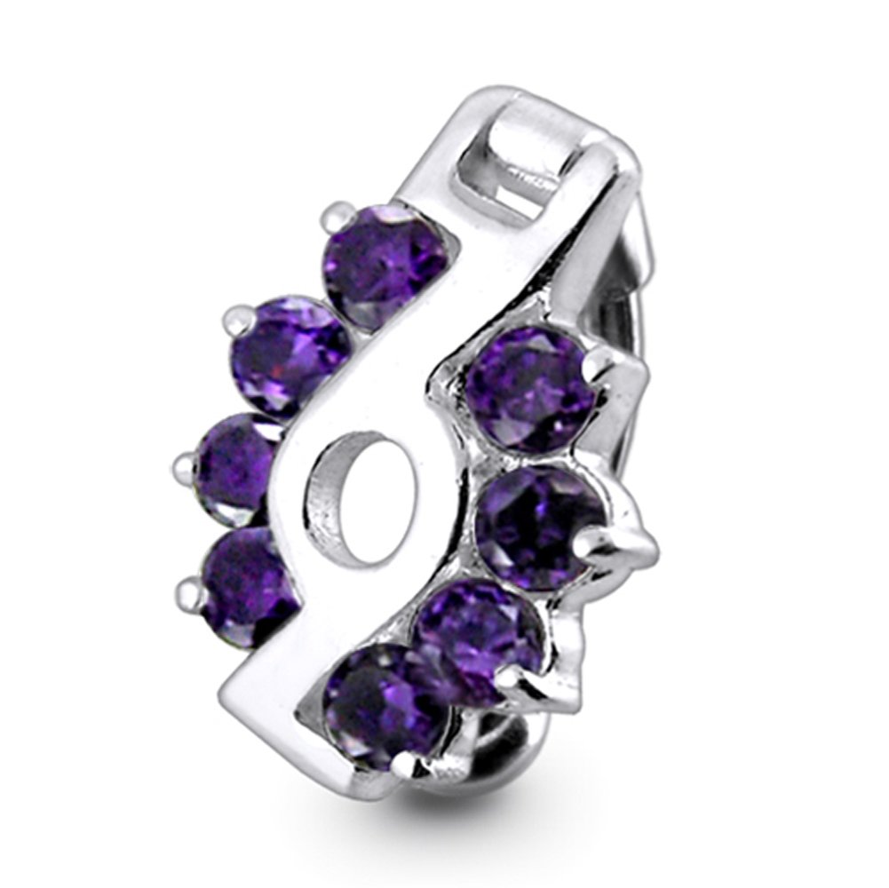 Dangling Flower Sterling Silver 316L Surgical Steel Banana Belly Ring