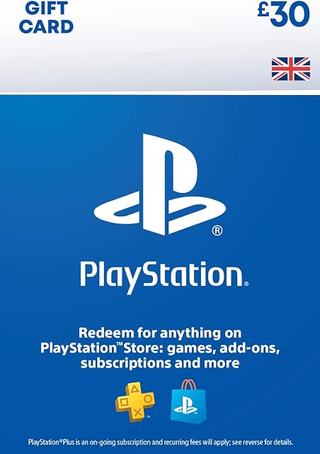 PlayStation Store Gift Card 30 GBP | PSN UK Account | PS5/PS4 Download Code