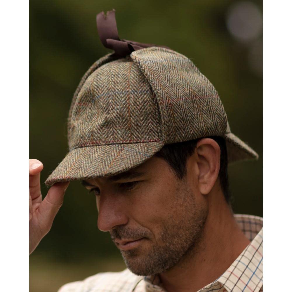 WALKER AND HAWKES - Cappello Harris Tweed Watson Deerstalker