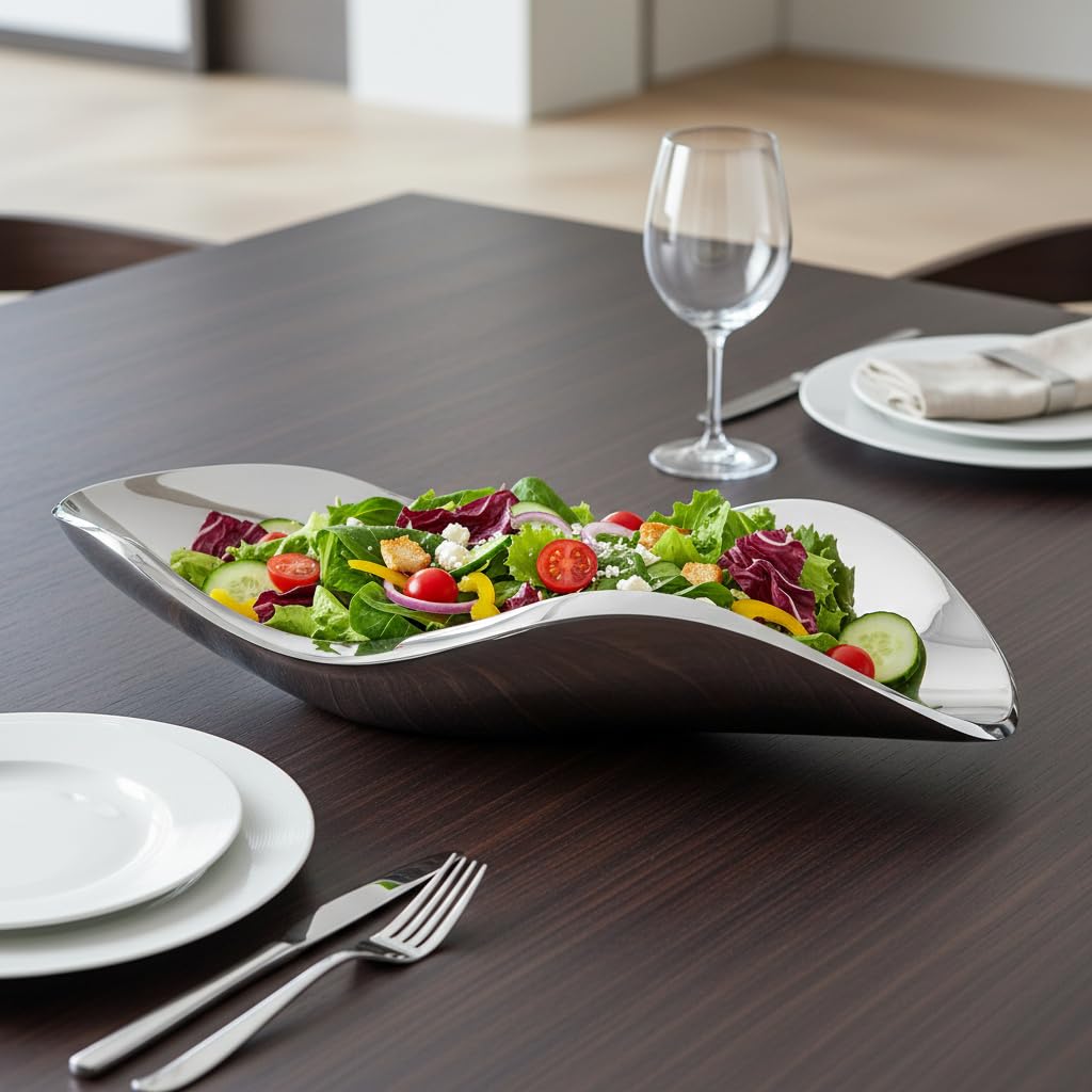 Amazon.com | nambe Bella Platter | Large Serving Platter for
