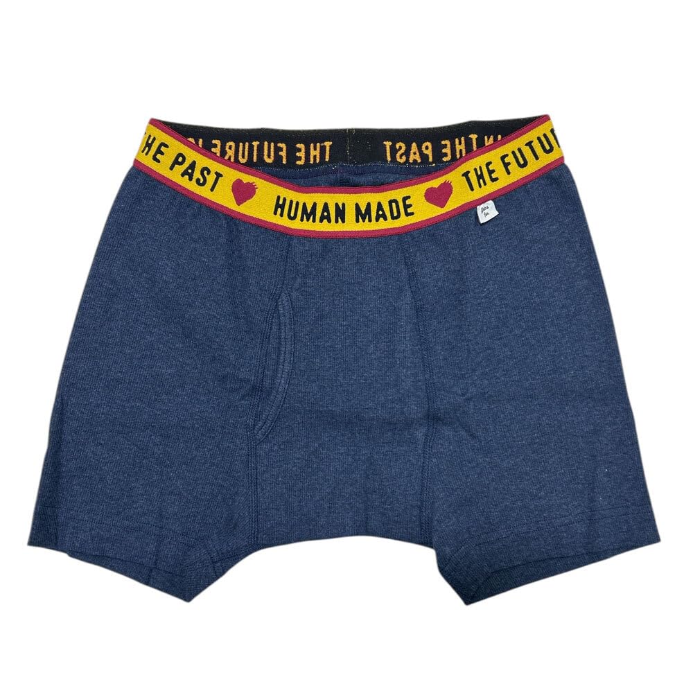 human made ボクサーパンツ　ブルー Amazon | [ヒューマンメイド] BOXER BRIEF ボクサーブリーフ NAVY [XL