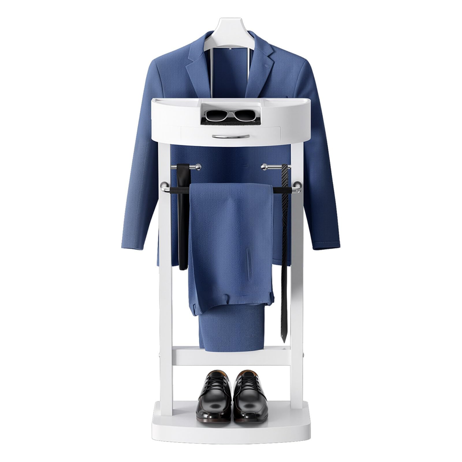 Valet de chambre moderne anti pli portant costumes luxe base solide