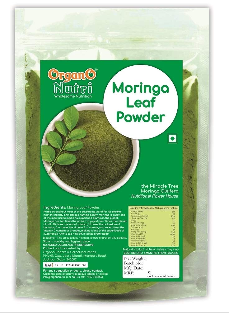 OrganoNutri Moringa Leaf Powder (200g), Moringa Oleifera, a superfood to use in Various Ways for Good Health, add in Smoothie, Flour, Sweets, etc. (B07PHLBW5R) Amazon Price History, Amazon Price Tracker