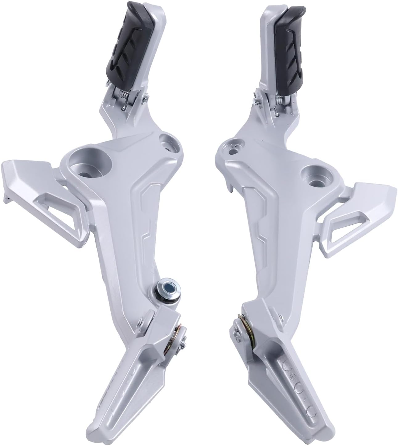 Aluminium Alloy Footrest Rearset Foot Peg Mount 1 Pair 50700-K26-B00 50600-K26-B00 Compatible with Honda MSX Grom