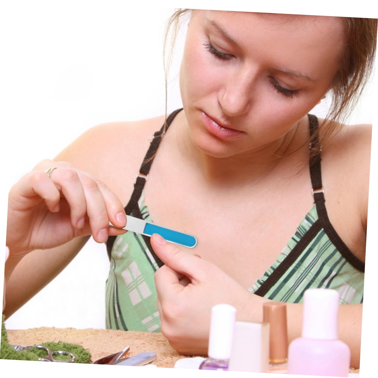FRCOLOR 9pezzi Forbicine Per Unghie Acciaio Inossidabile Per Unghie Strumenti Professionali Per Manicure e Pedicure Ergonomico e Antiscivolo