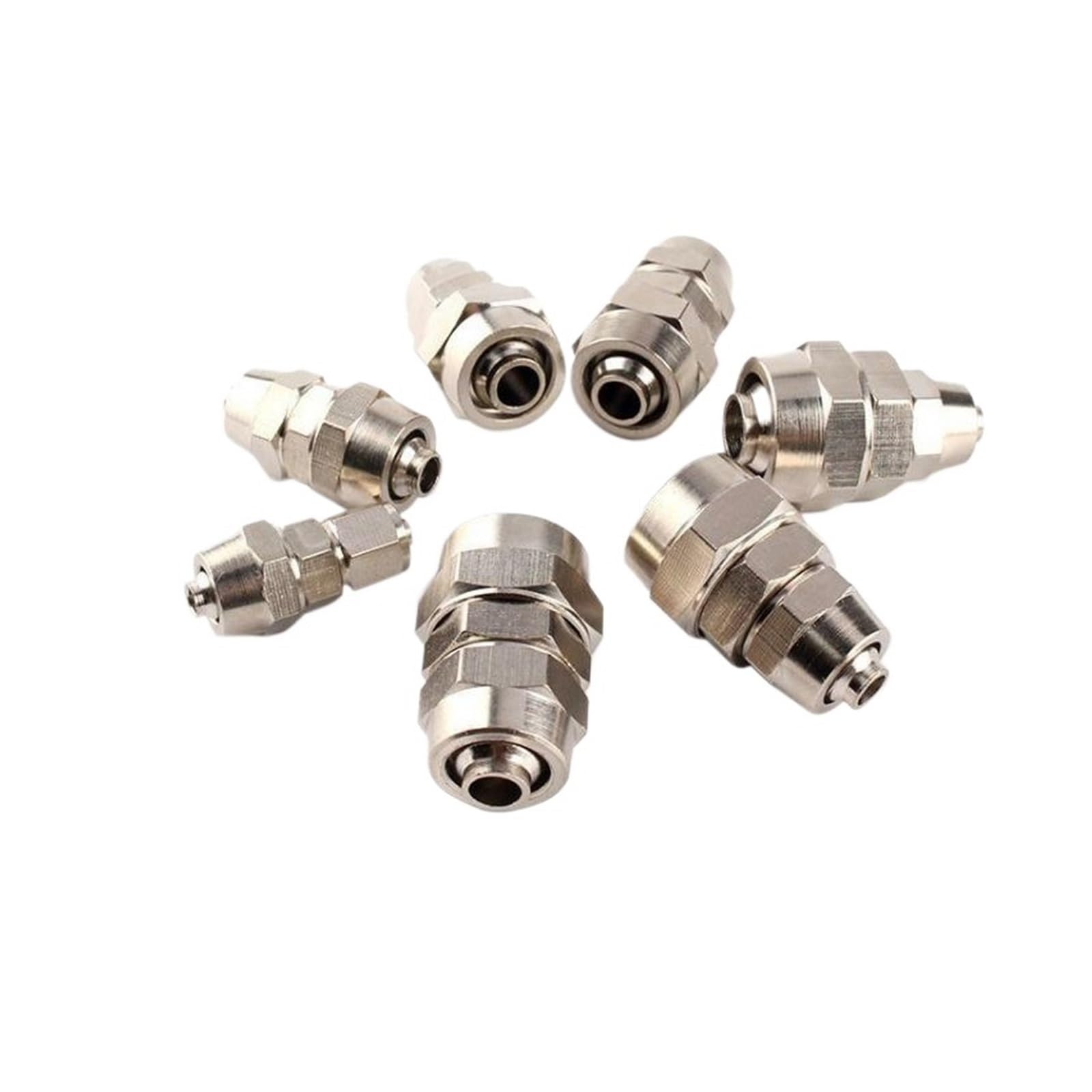 Pneumatic Fitting 100PCS PG Series Pneumatic Fitting Quick Twist Straight Through Hose Air Connector PG6-4 PG8-6 PG10-8 PG12-10(100PCS KL-PG8-12)