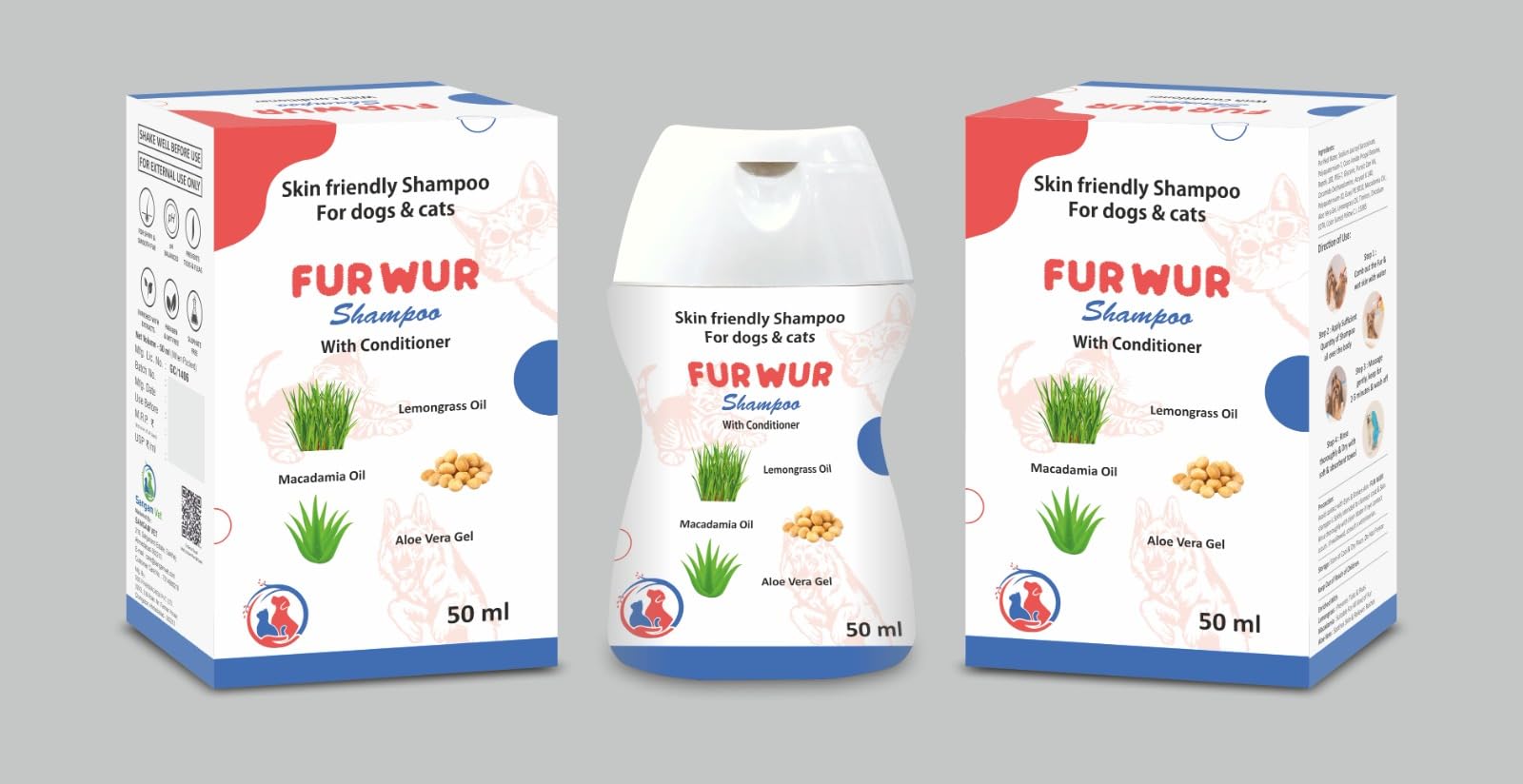FURWUR Anti Tick & Flea Low Foam Pet Shampoo for Dogs and Cats, 50 ml, with Lemongrass Oil, Macadamia Oil (B0DGXFCKLS) Amazon Price History, Amazon Price Tracker