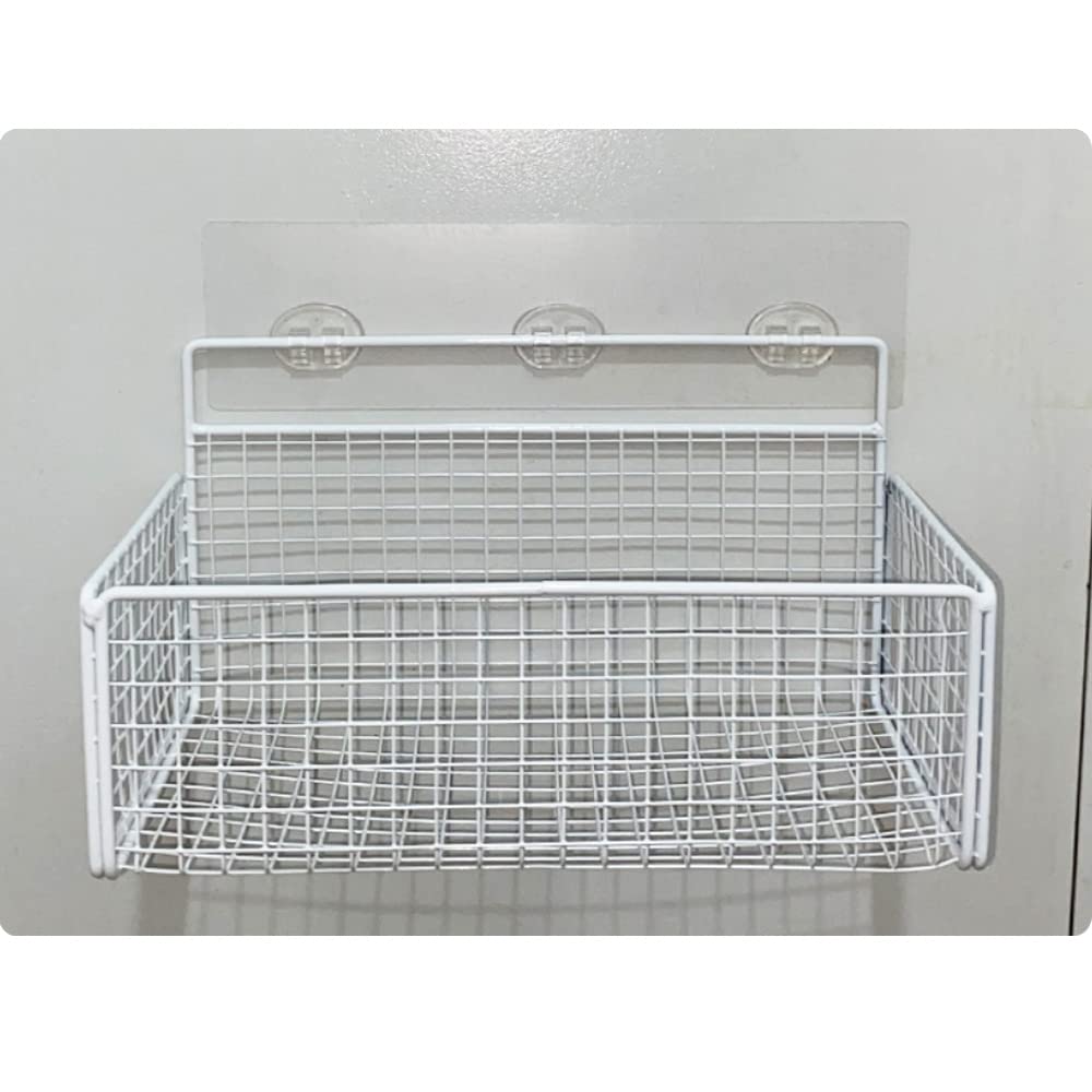 2 Pieces Shower Caddy Replacement Transparent Strong Adhesive Patch for Shower Caddy Soap Holder No Drilling Bathroom Storage Shelves and Kitchen Racks Holder