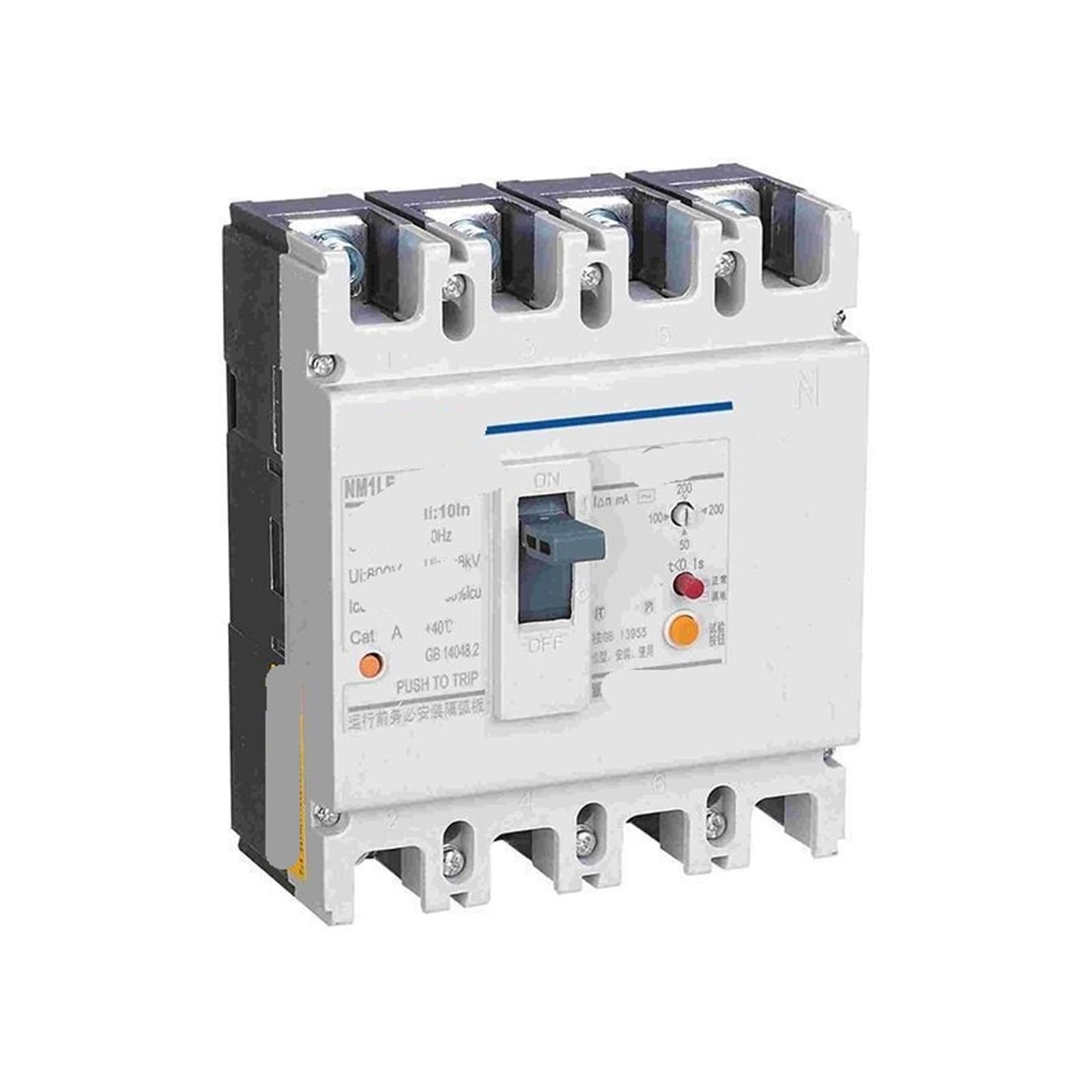 Disjoncteur électrique de protection contre fuites résout les pannes de terre 400A