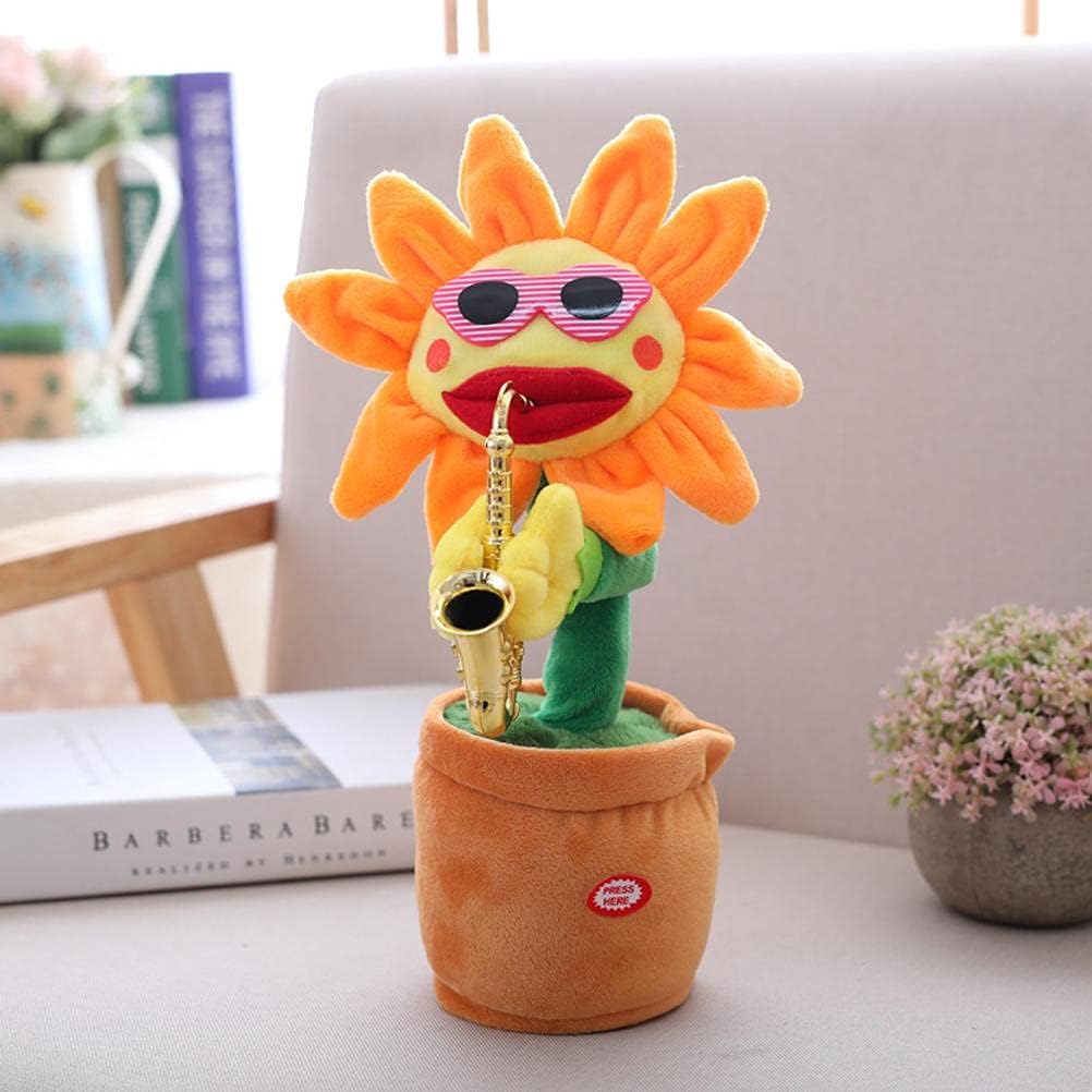 Amazon Co Jp Crabitin Crabitin 踊るひまわりぬいぐるみ 愛い笑顔 人形 歌う 踊る 歌える太陽の花 電動おもちゃ 電動ぬいぐるみ 面白いおもちゃ 雰囲気 ホーム飾り インテリア ギフト 誕生日 プレゼント 贈り物 おもちゃ