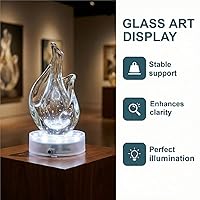 Vista 7 de Simplelight Base de luz LED de 4 pulgadas para centros de mesa, con 15 luces LED blancas superbrillantes (luz base LED de 4 pulgadas, blanco)