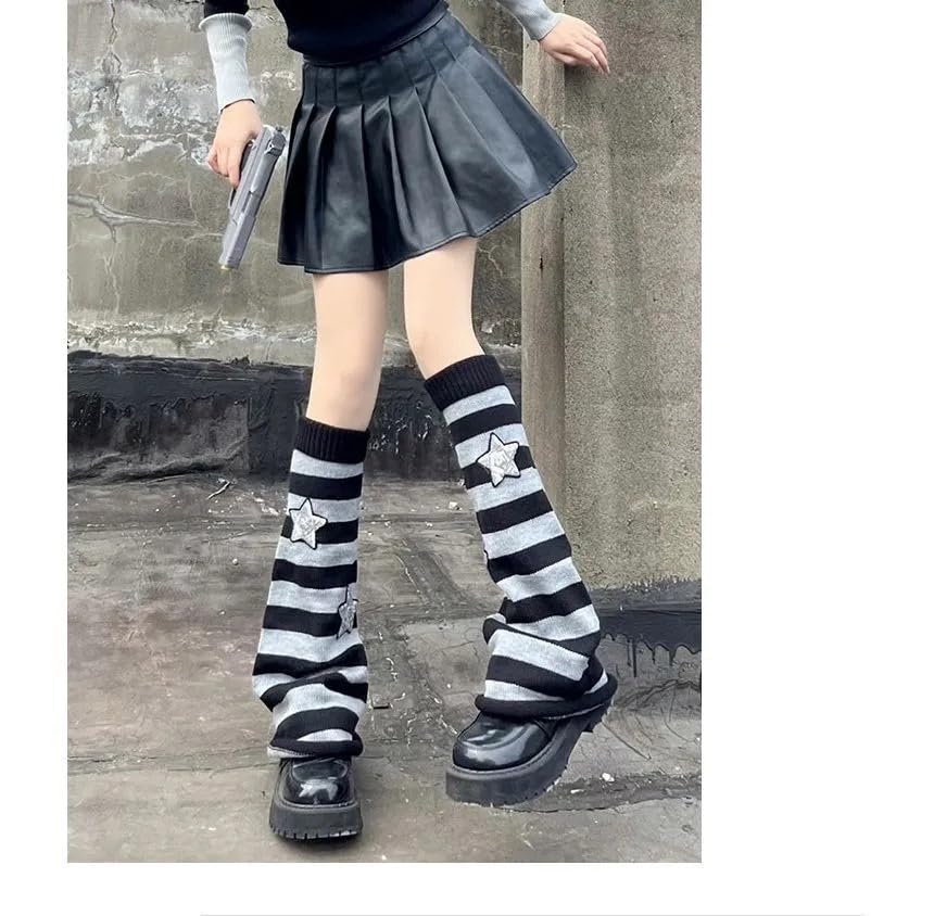 Image of Sexybody Women's Leg Warmers Fashion Knit Warmers Long Socks Cute Y2K Kawaii Japanese Lolita Harajuku Accessories for Girls