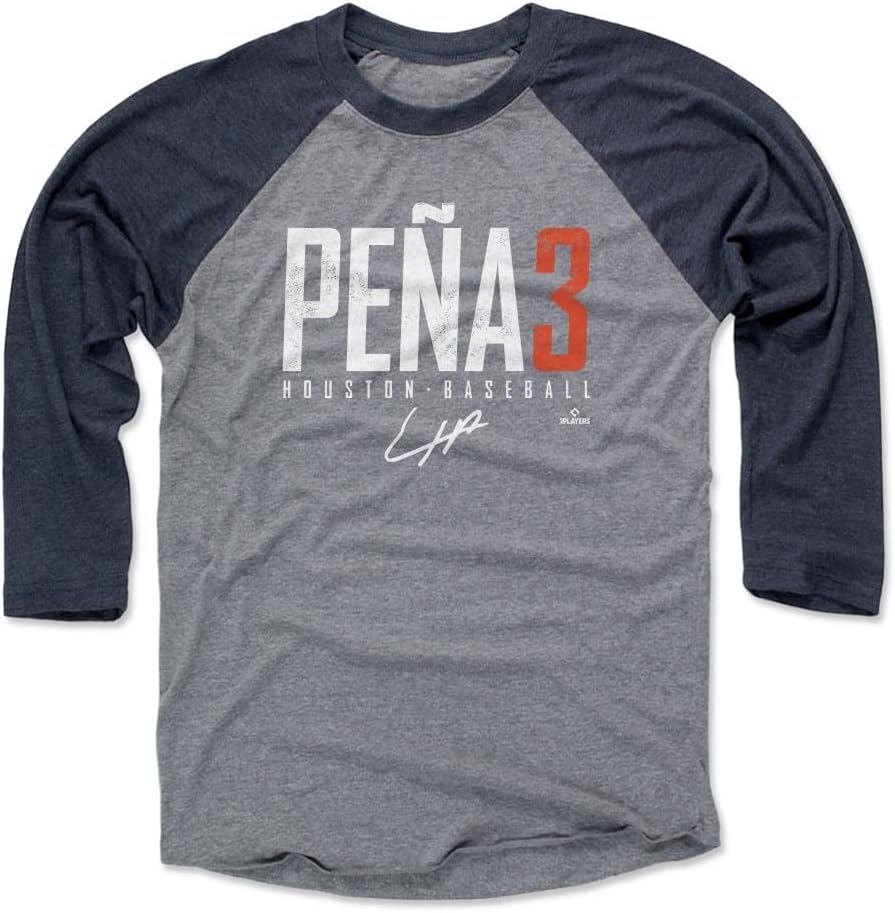 500 LEVEL Jeremy Pena 3/4 Sleeve Raglan T-Shirt - Jeremy Pena Houston Elite