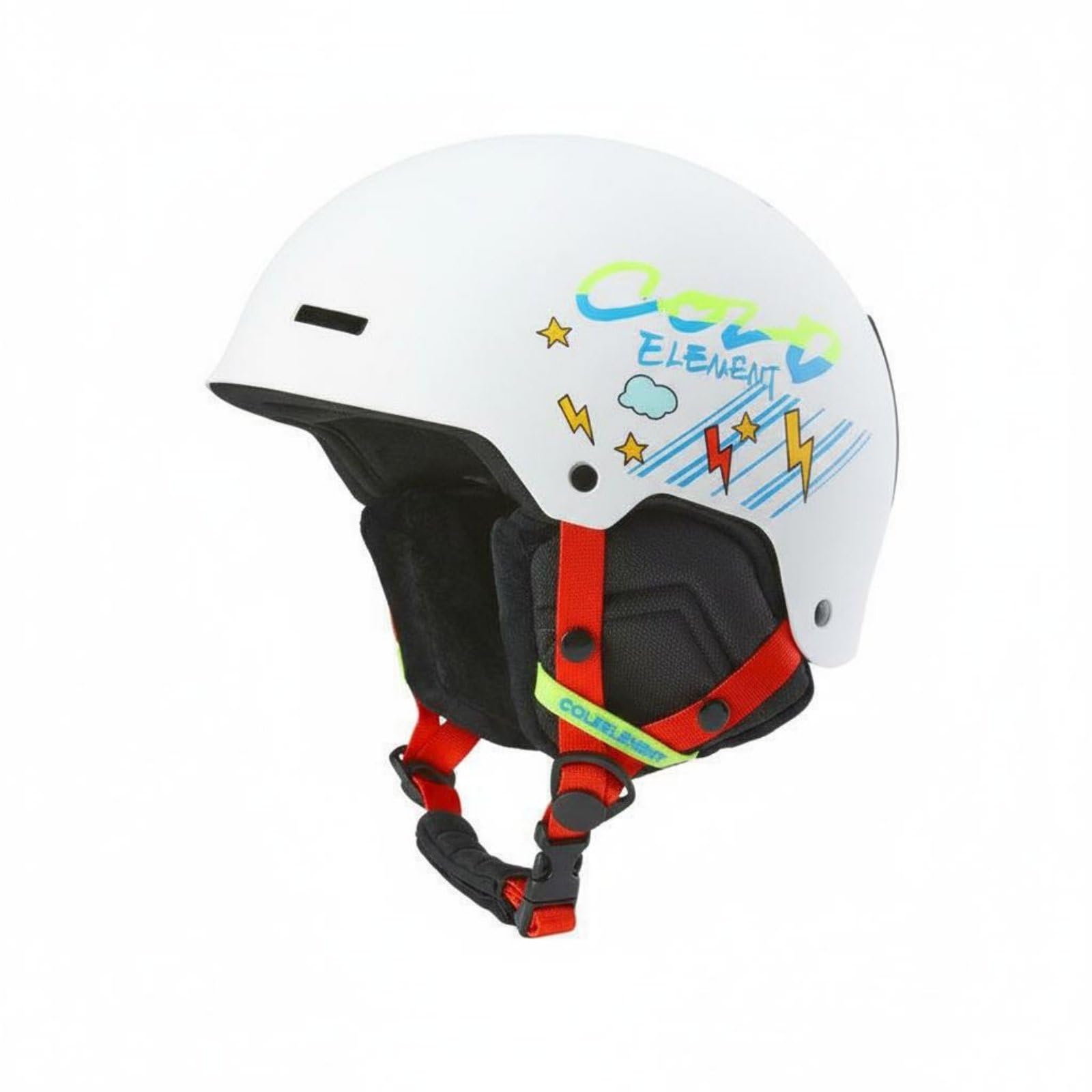 Qianly Casco da istico per Bambini Fodera Calda Rimovibile Casco da Snowboard con Stampa Involucro in Attrezzatura Sportiva Invernale per Ragazzi, Ragazze