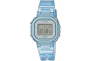 Casio Kids Watches Girls Glow in the Dark Pink Dial