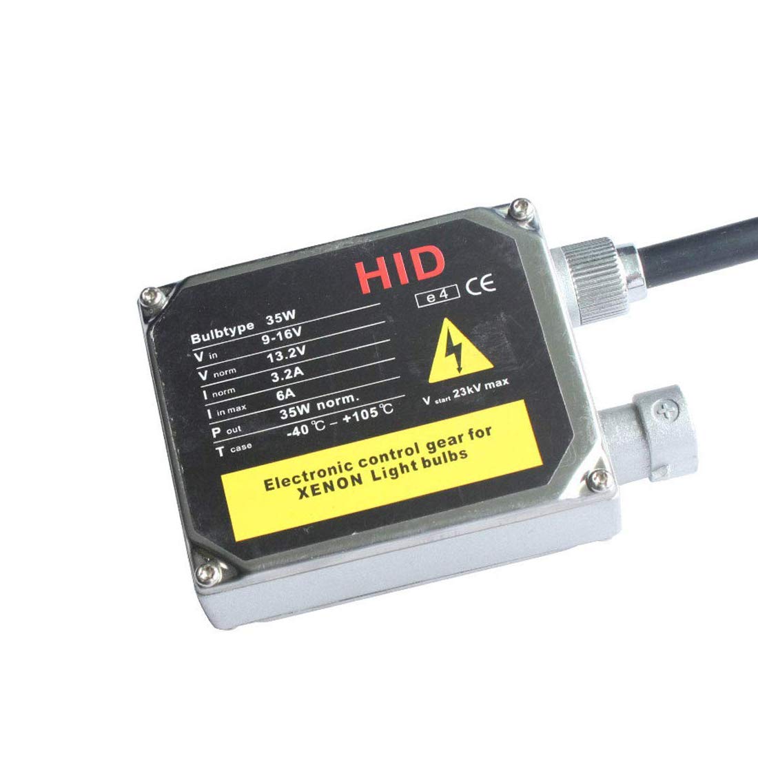 2PCS Nero e Argento DC HID Xenon Ballast 35 W per Auto HID Xenon lampadine di Ricambio per Ballastt Kit HID H1 H4 H7 H8 H9 H10 H11 H13 9005 9006 9007