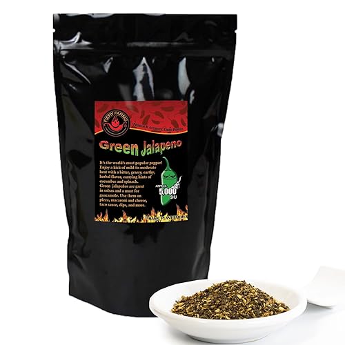 Magic Plant Pimiento jalapeño verde granulado Chile jalapeño granulado a granel Versátil y sabroso Básico de cocina mexicana Suave Medio