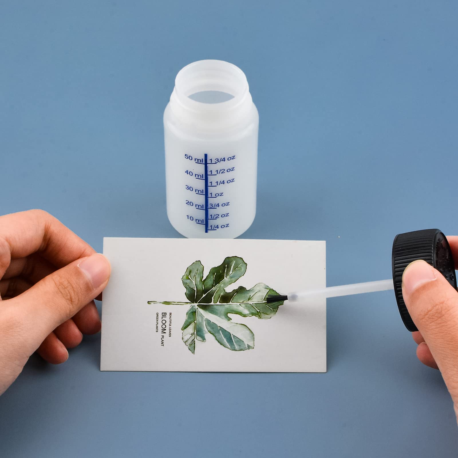 WANDIC 12 Bottiglie per ritocchi con Pennello e Sfera di miscelazione applicatore di Vernice per Auto, Parete e Hobby, 60 ml