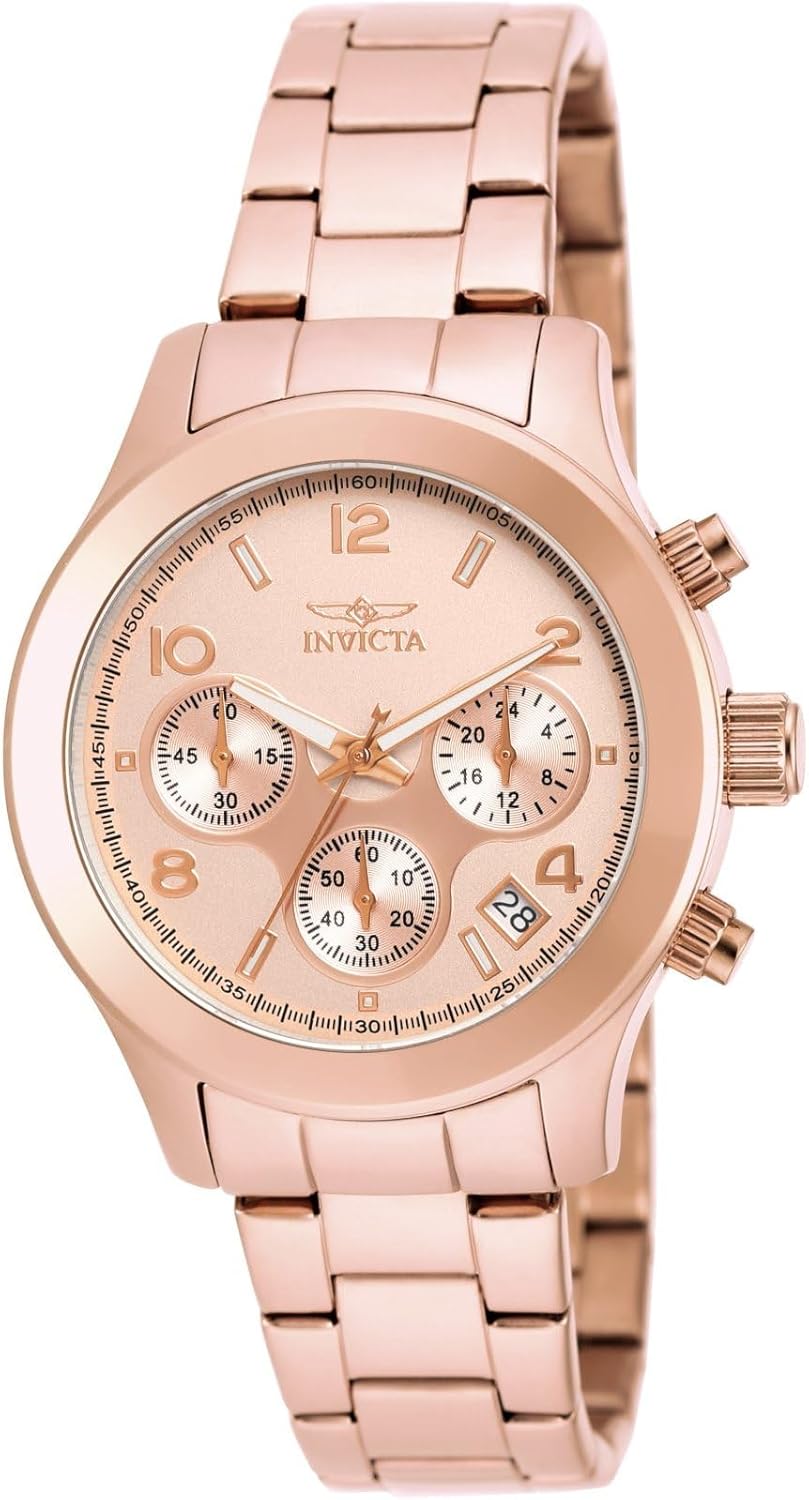 Invicta Women's 19218 Angel Analog Display Japanese Quartz Rose Gold Watch