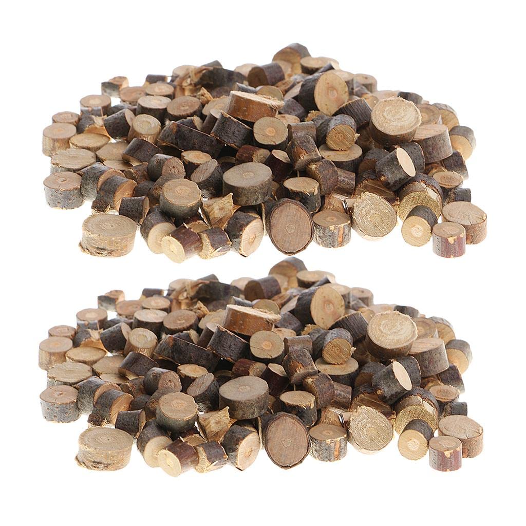 200 Pieces Natural Pine Tree Wood Slices for Wedding Christmas Home Decor-image-40