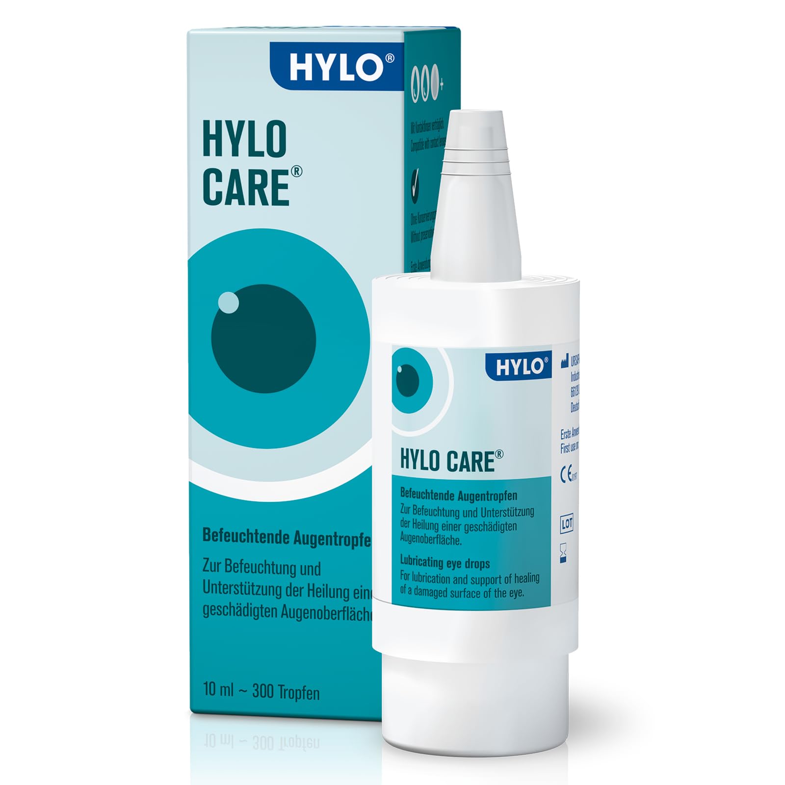 HYLO EYE CAREBefeuchtende Augentropfen, 10 ml Solution
