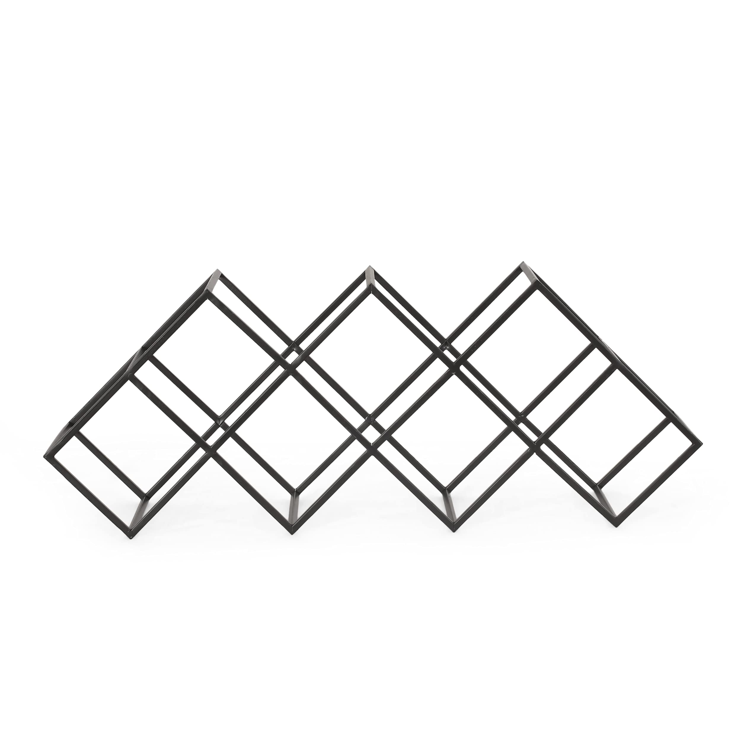 Christopher Knight Home McClellan Wine Rack, Black