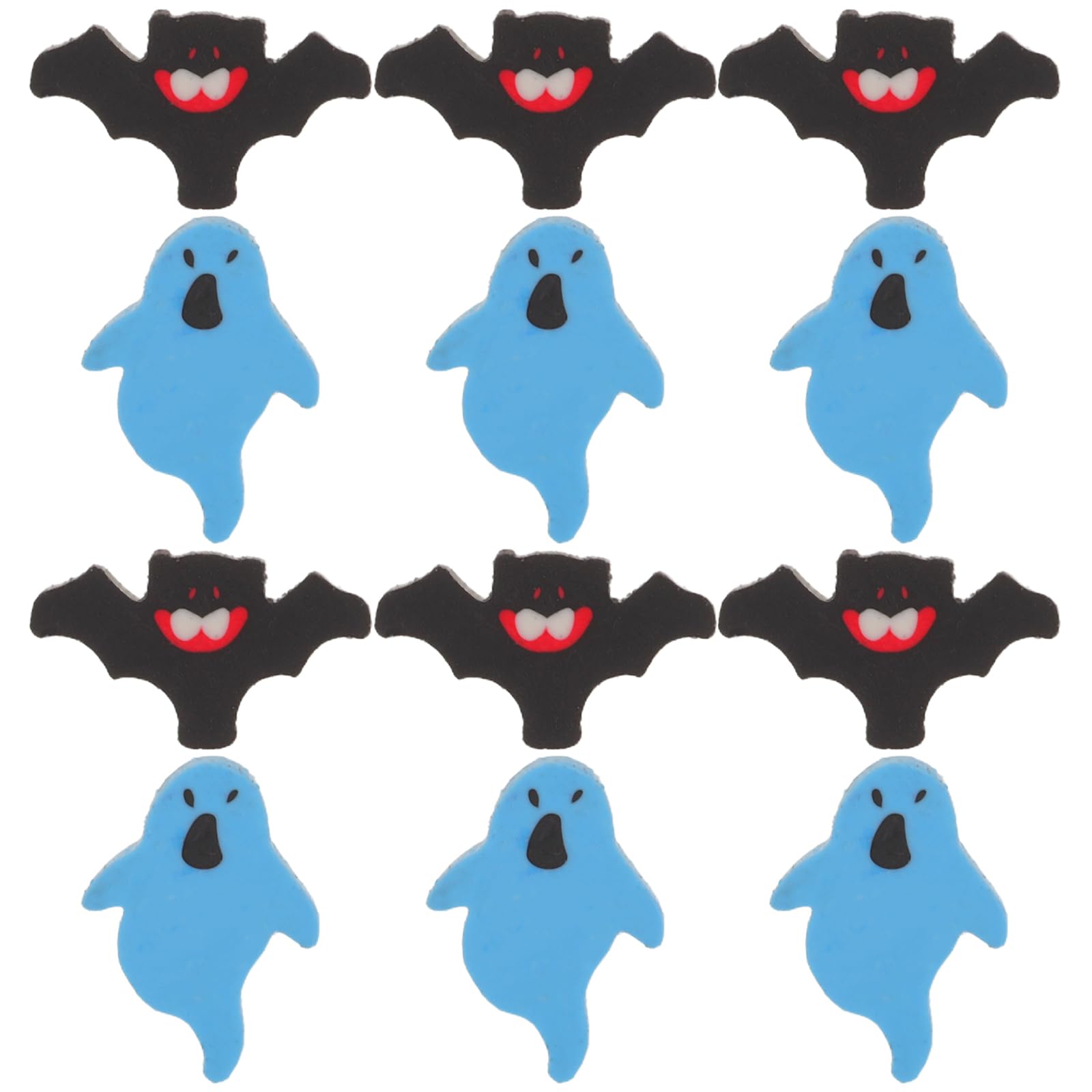 Abaodam 200pezzi Gomme da Disegno Halloween Pipistrelli Spettri Regalo per Scuola Premi Creativi