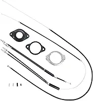 Cabos de freio giroscópio para bicicleta BMX Pro-Grade dianteiro + traseiro (superior + inferior) com rotor giratório, kit completo de linhas de freio de bicicleta BMX, conjunto de cabos e
