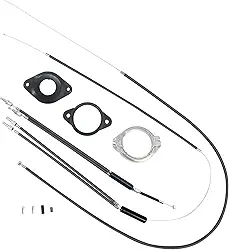 Cabos de freio giroscópio para bicicleta BMX Pro-Grade dianteiro + traseiro (superior + inferior) com rotor giratório, kit completo de linhas de freio de bicicleta BMX, conjunto de cabos e