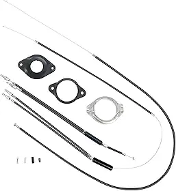 Cabos de freio giroscópio para bicicleta BMX Pro-Grade dianteiro + traseiro (superior + inferior) com rotor giratório, kit completo de linhas de freio de bicicleta BMX, conjunto de cabos e