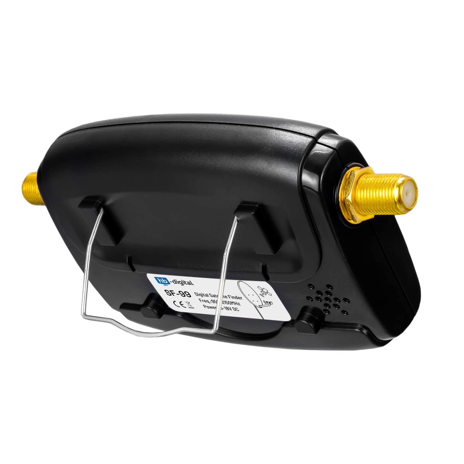 HB Digital SATFINDER z wyświetlaczem LCD kompas i dźwięk + kabel łączący F + instrukcja obsługi w języku niemieckim + pozłacane złącza * do regulacji anteny satelitarnej * z wyświetlaczem