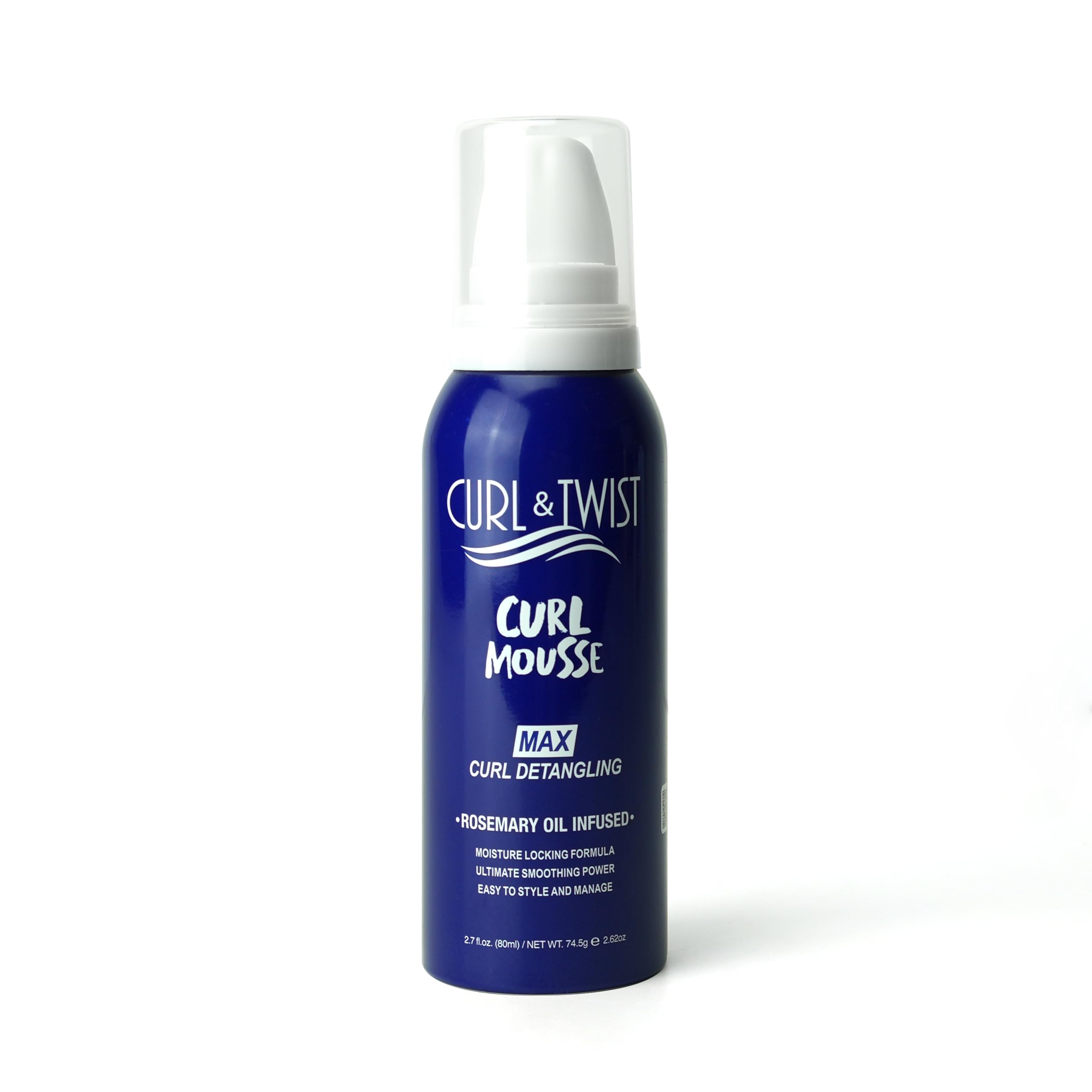 EBIN Curl Detangling Mousse 80ml, Brown, 80 ml (Pack of 1)