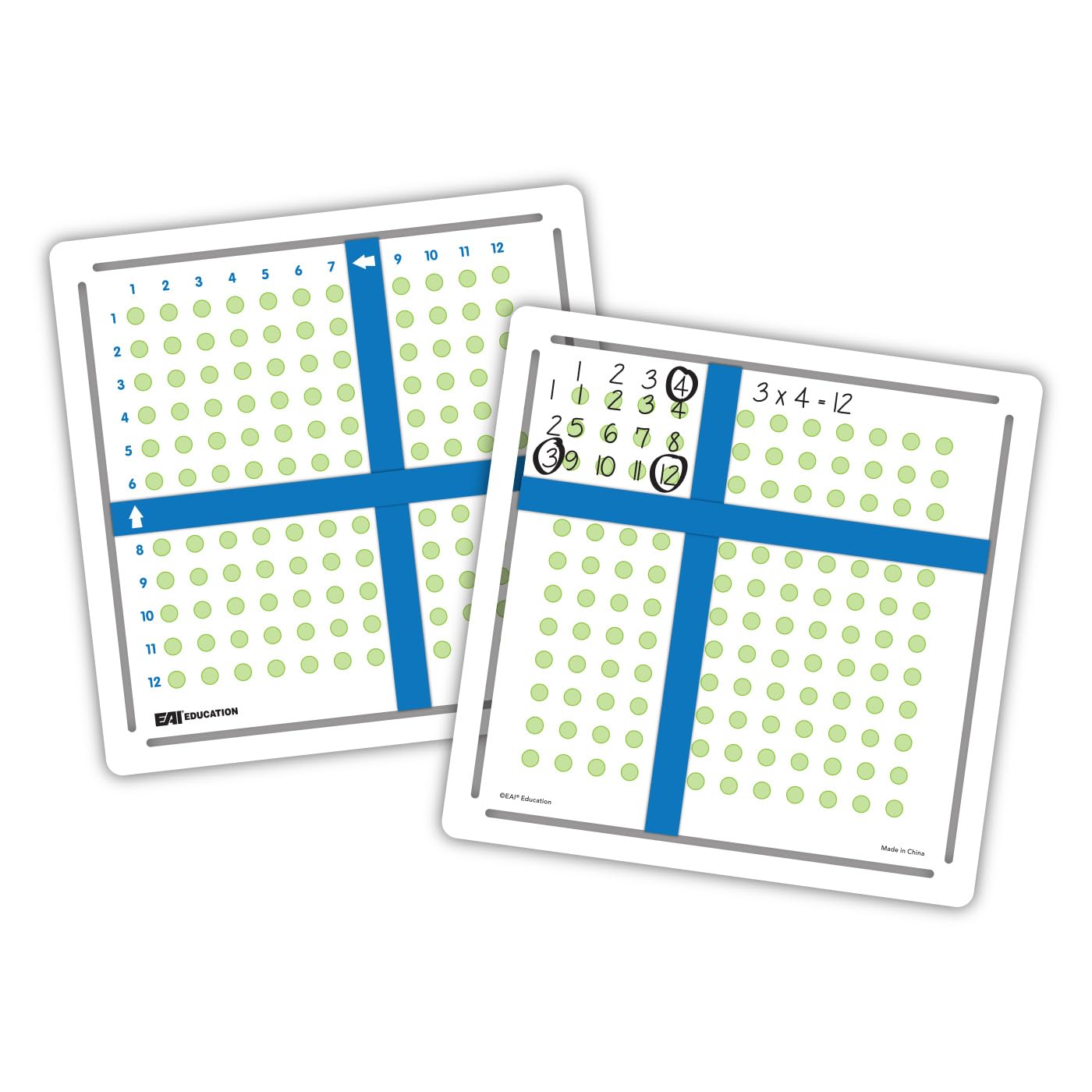EAI Education Multiplication Array Makers - Set of 5