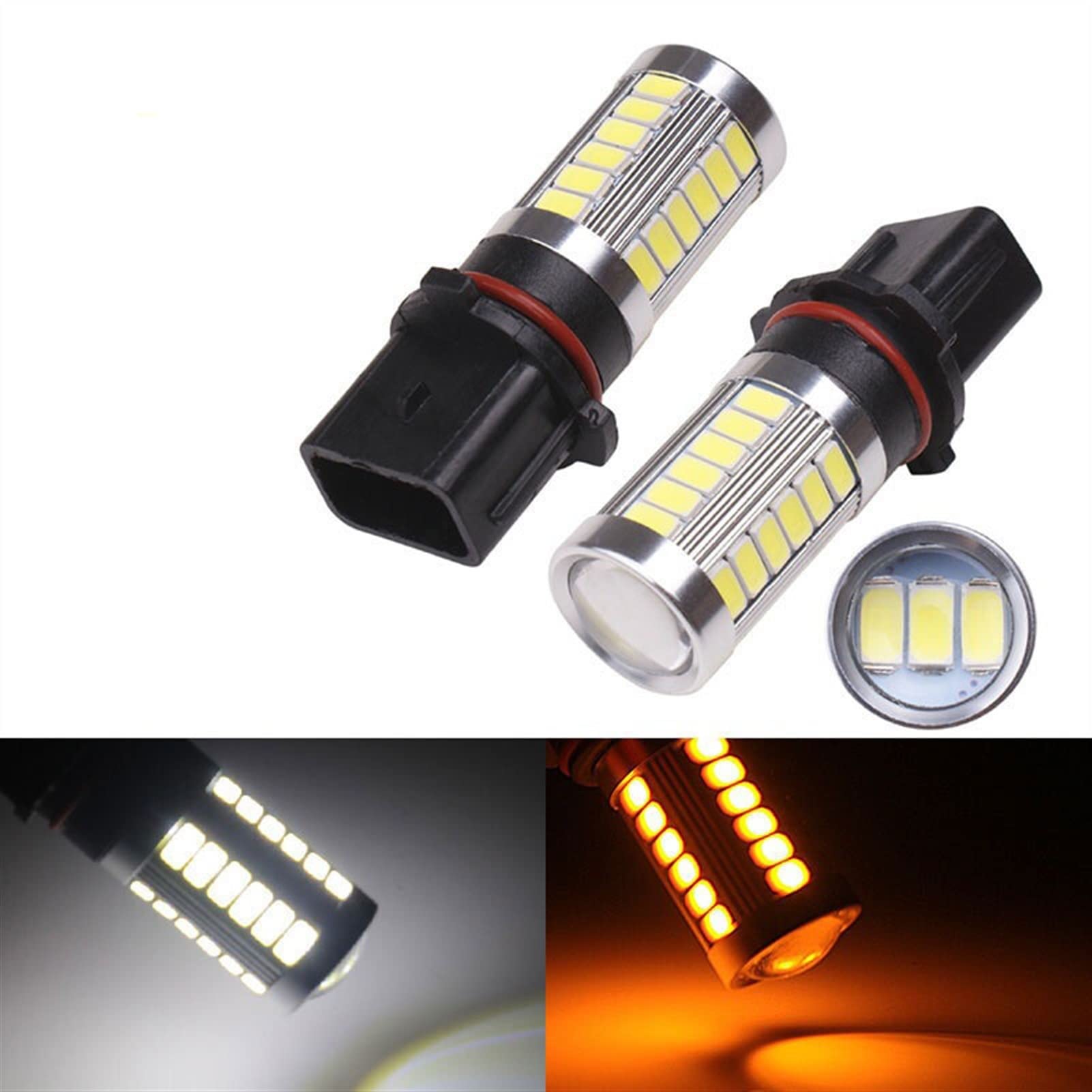 2PC P13W LED PSX26W SP13W 6000K 3000K 12V Conduite de