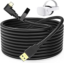 Link Cable for Oculus Quest, Charger Cable for Vr Quest 2, Compatible Pc High-Speed Transfer Fast Charging USB 3.0 to Type C for Oculus Quest 2 Headset and Gaming Pc (10ft 3m)