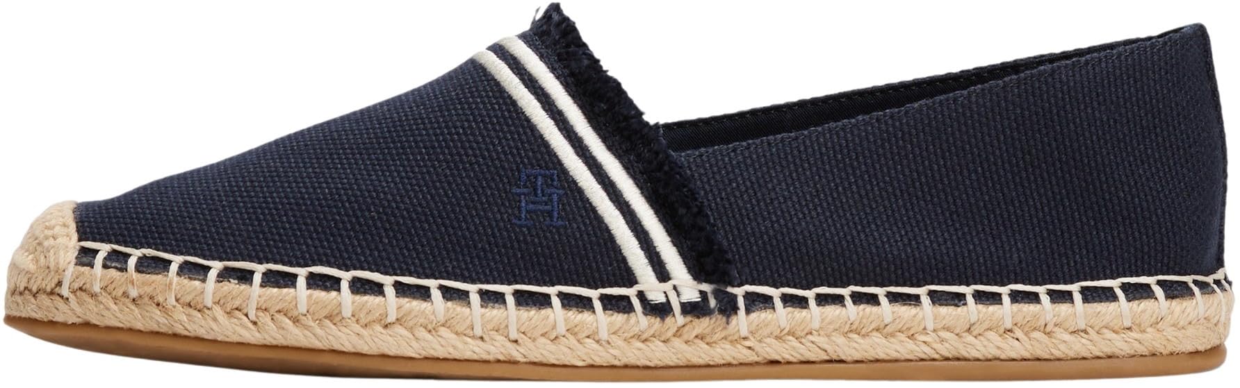 Tommy Hilfiger Damen Espadrilles Fringe Canvas Closed mit Logo