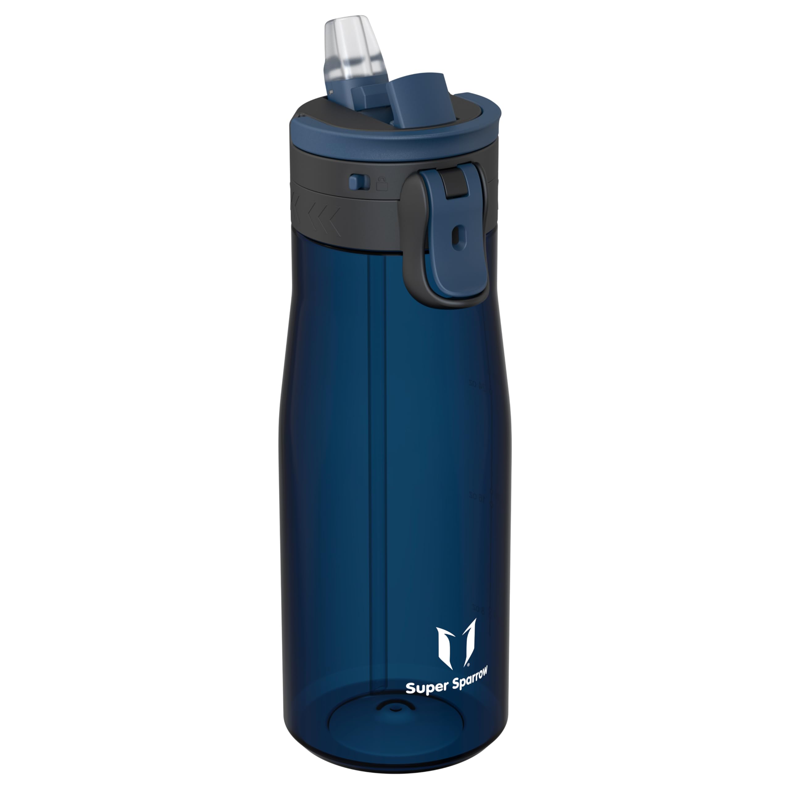 Sparrow Borraccia - 500ml, 750ml, 1L - TouchFlow Bottiglia Senza BPA - Senza Perdite Borraccia Cannuccia - Borracce Sportiva Flusso Rapido Con Un Clic per Scuola, All'aperto
