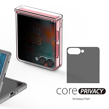 Amazon | araree Galaxy Z Flip7 のぞき見防止 強化ガラス