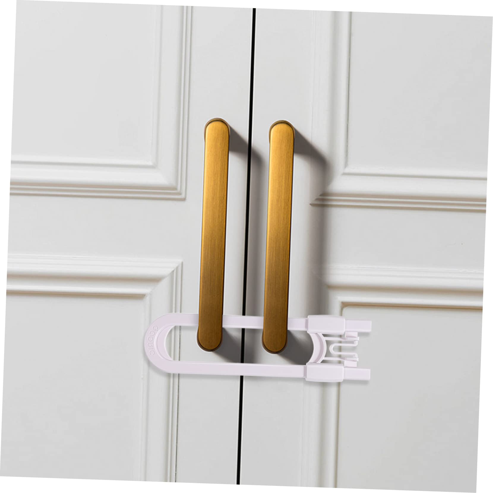 BESTonZON Kit Di Sicurezza Per Bambini Con Serratura A Forma Di U Per Armadietti 15 Pezzi